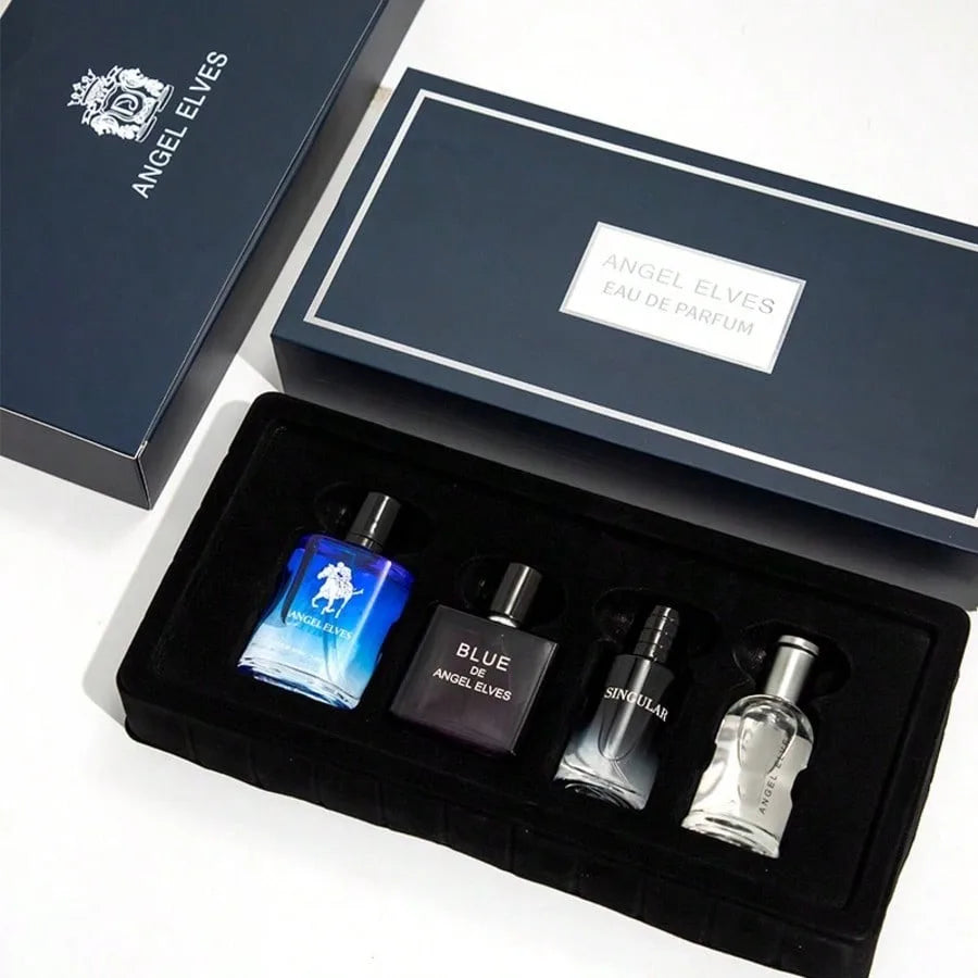 Gift Box 4 Pcs Set New Brand Perfume Men For Date 120ml Pheromone Perfumes Masculinos Lasting Charming Man Spray Parfums Homme