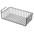 1pc Hanging Net Basket Iron Material Large Capacity Hanging Under Cabinet Wall Wardrobe Storage Basket Kitchen Tools