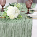 1pc Boho Style Cheesecloth Table Runner Long Gauze Sheer RomanticTable Runner For Weddings, And Scene Decor Home Decor