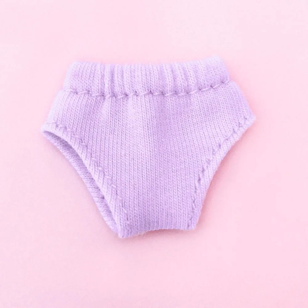 Cute OB11 Doll's Underwear DIY Elasticity Cotton Underwear 12 Colors Briefs Underwear