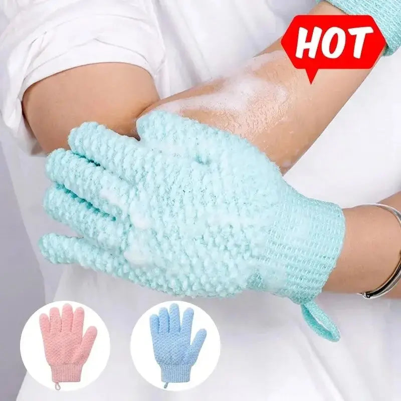 Silicone Back Scrubber Brush for Shower  Long Handle Body Deep Cleansing and Exfoliating Massage Double-Sided Soft Bristles