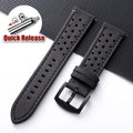 OnePlus Watch Band Quick Release Leather Strap Vintage Brown Wristband