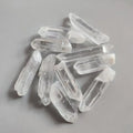 Natural White Crystal Quartz Column Rock Crystal Cluster Clear Quartz Point Healing Wand Treatment Home Decoration Stone