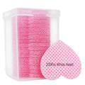 LULAA Glue Wipes Lint Free Nail Wipes Non-Woven Fabric Lash Glue Wipes Nail Polish Remover Wipes Use for Nail Polish Remover