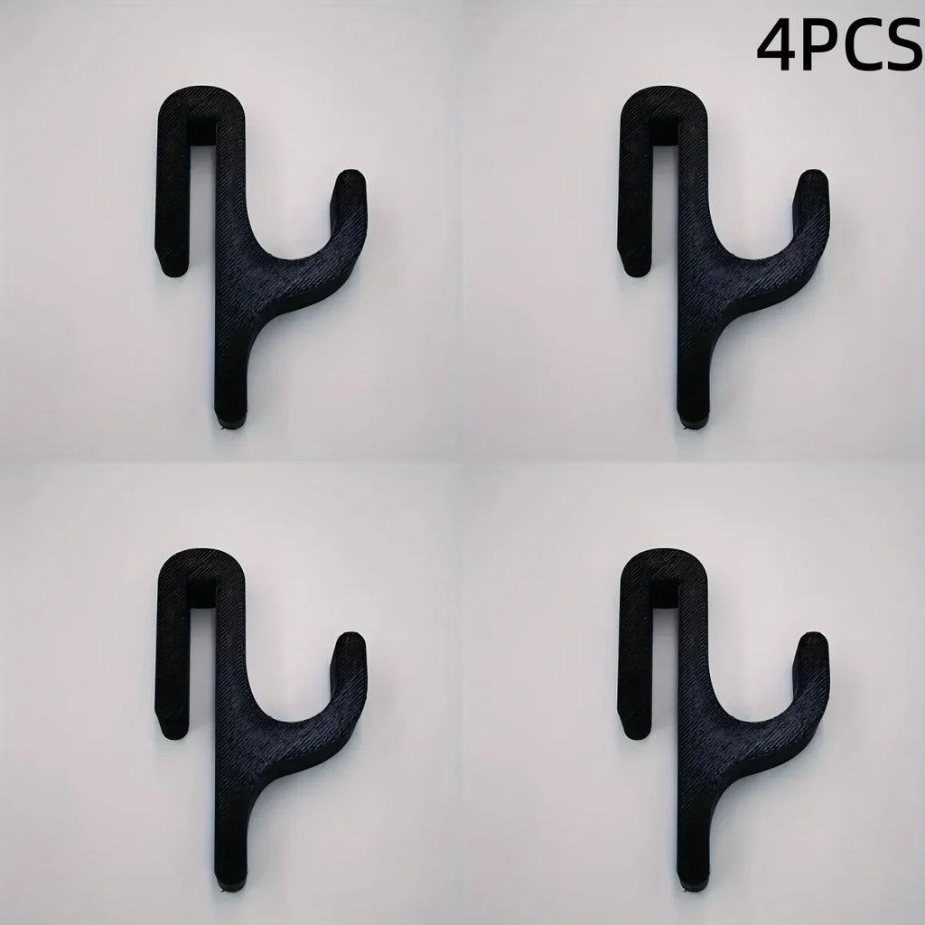 New Modern Plastic Shower Hook Suitable for 8mm Glass Doors Bathroom Organizer, Towels and Clothes Holder Bathroom Accessories