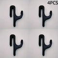 New Modern Plastic Shower Hook Suitable for 8mm Glass Doors Bathroom Organizer, Towels and Clothes Holder Bathroom Accessories