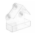 1PC Bird feeder with transparent window and external bird feeder with suction cup suitable for outdoor garden use