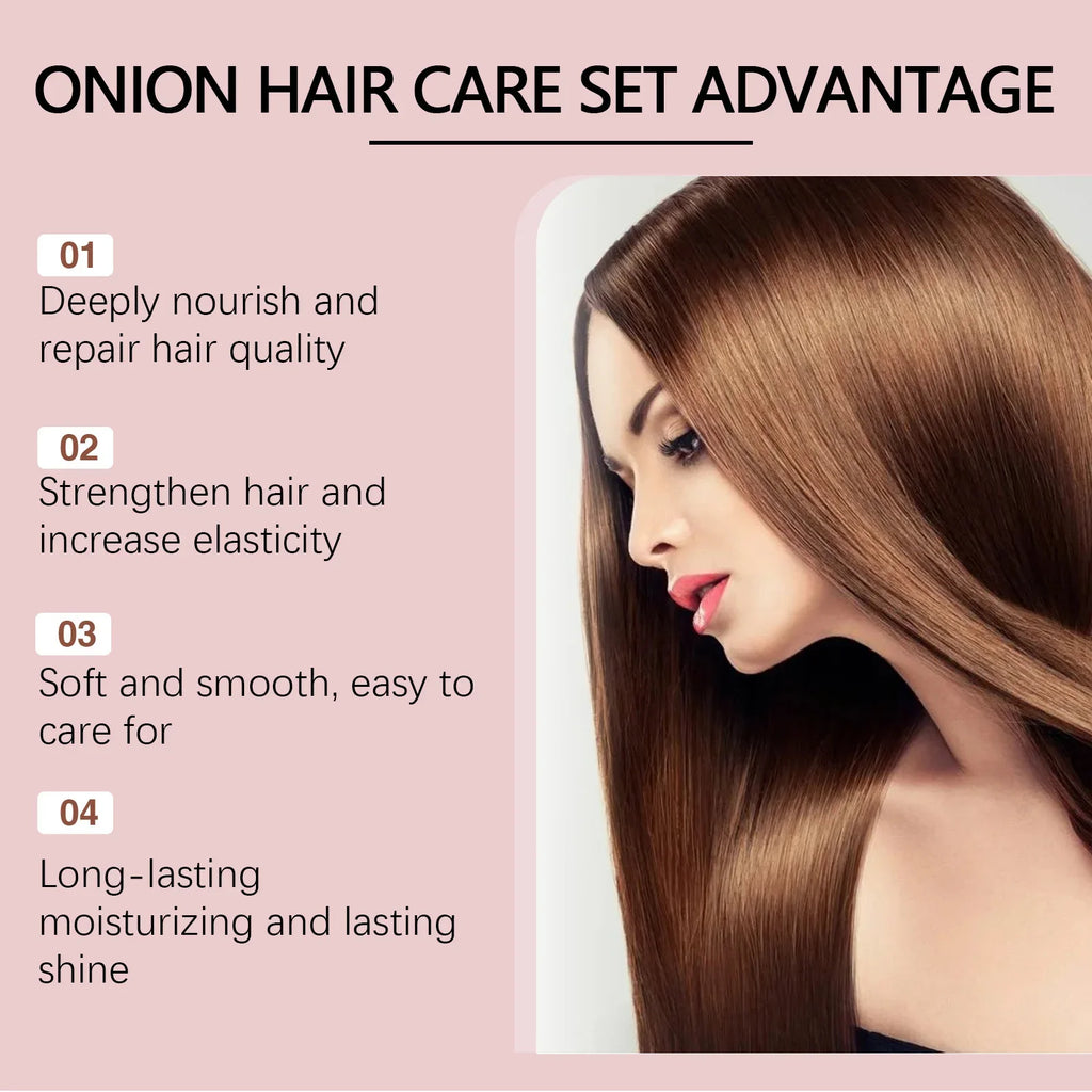 Onion Rosemary Shampoo For Hair Growth Scalp Cleanses Oil Control  Improves Hair Quality Volumizing Hair Strengthen Conditioner