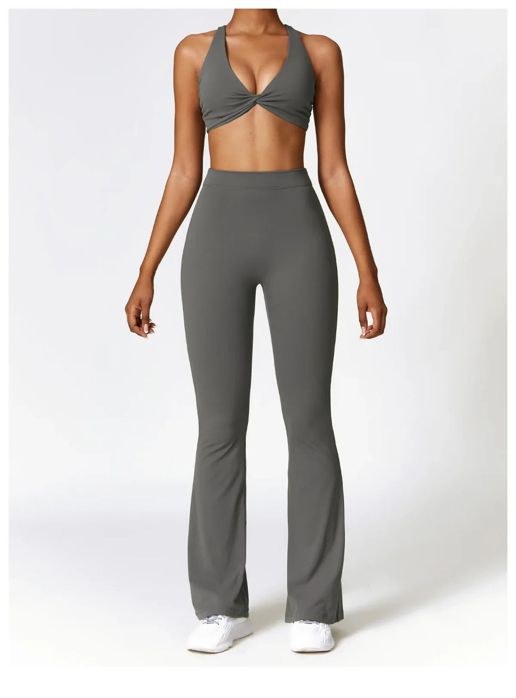 Sexy Sports Leggings Women V Back Scrunch Flares Leggings High Waist Yoga Flares Pants Push Up Gym Leggings Women Yoga Clothes