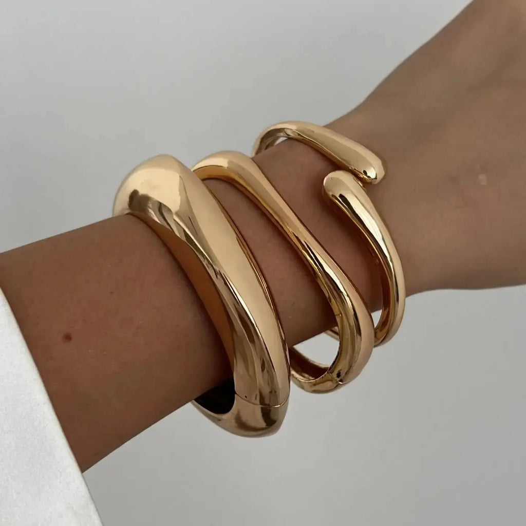 Geometric Spring Bangles Bracelet