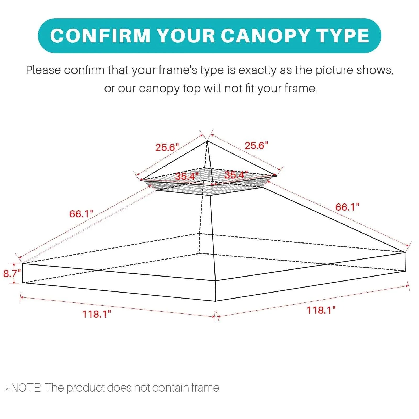 Grill Gazebo Replacement Canopy Roof, Outdoor BBQ Gazebo Top, Double Tiered Shelter Cover Roof ,for Yard Patio Garden Sunshade