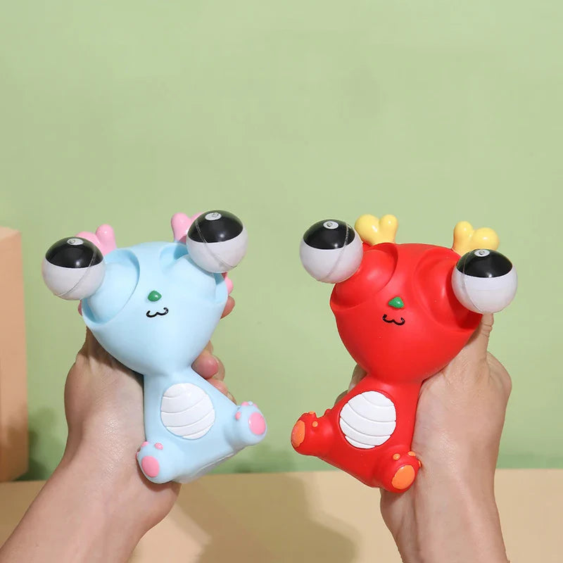 Squeeze Eye Dragon Dinosaur Toy | Funny Stress Relief Animal Toy