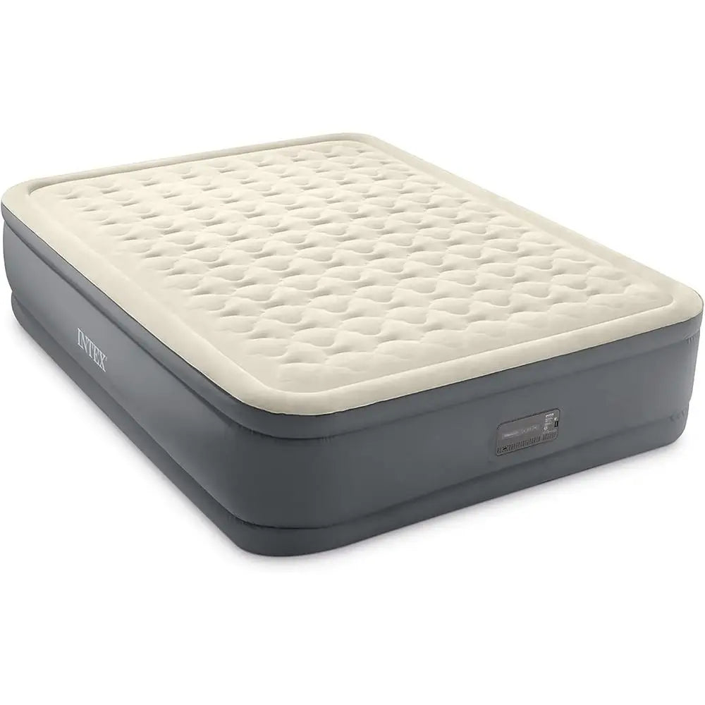 Luxury Air Mattress with Electric Pump, Queen Size, 18 Height, 600lb Capacity