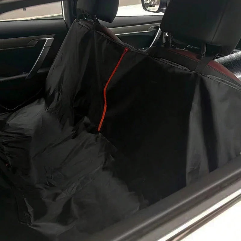 Waterproof Oxford Dog Car Seat Cover Hammock: Heavy-Duty Scratchproof&Nonslip Protector for Cars,Trucks&SUVs Rear Seats