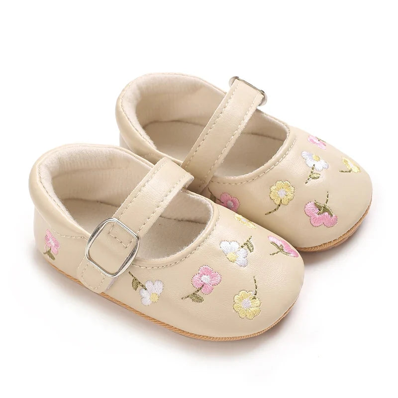 0-1year Baby Shoes Infant Pre-Walker Shoes Girls Princess Bow Shoes