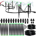 Drip Irrigation System Kit Premium Garden Watering With Adjustable Emitters