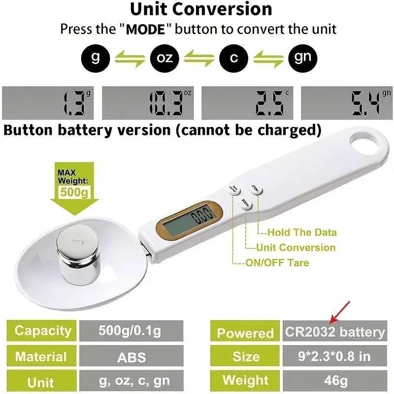 Digital Measuring Spoon Scale 500g 0.1g
