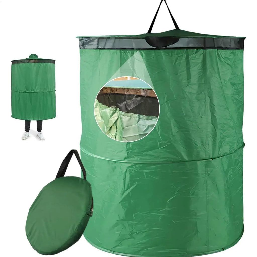 Camping Toilet Tent Portable Compact Foldable Privacy Shelter with Carry Bag