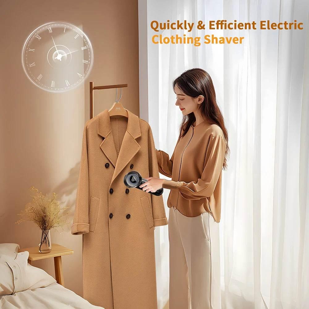Rechargeable Fabric Shaver Electric Lint Remover with Digital Display