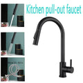 Stainless Steel  Kitchen Faucet Pull Out Brushed Nickle Black Kitchen Mixed Tap Kitchen Sink Tap