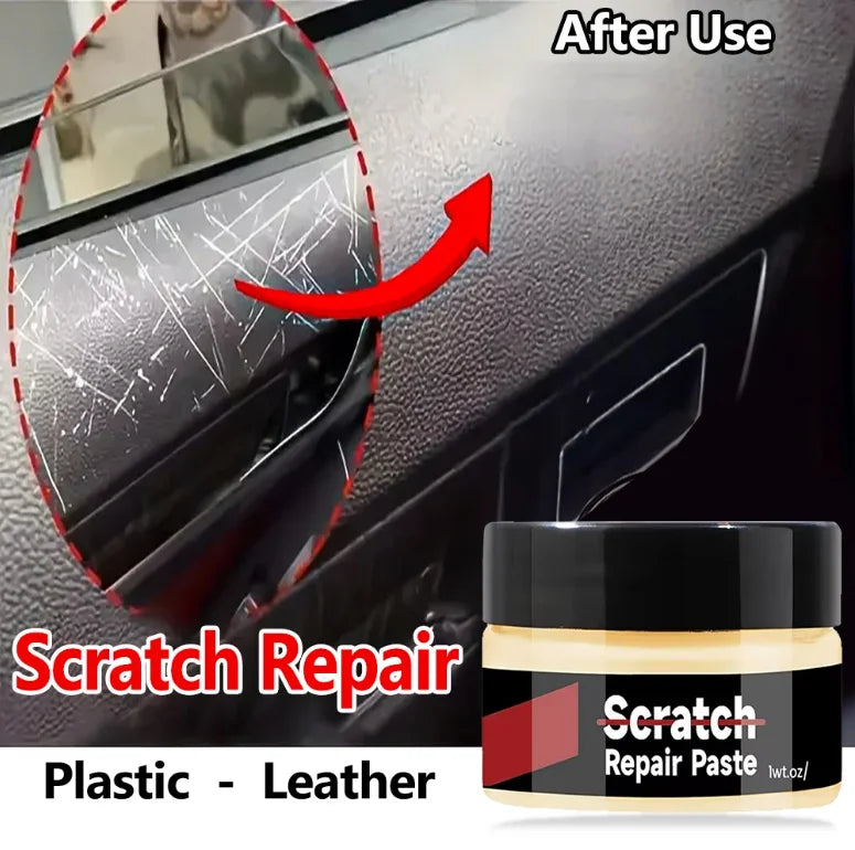 Multi-Effect Auto Interior Maintenance Agent, Plastic Leather Repair Wax, Anti-Aging & Surface Smoothing for Tires