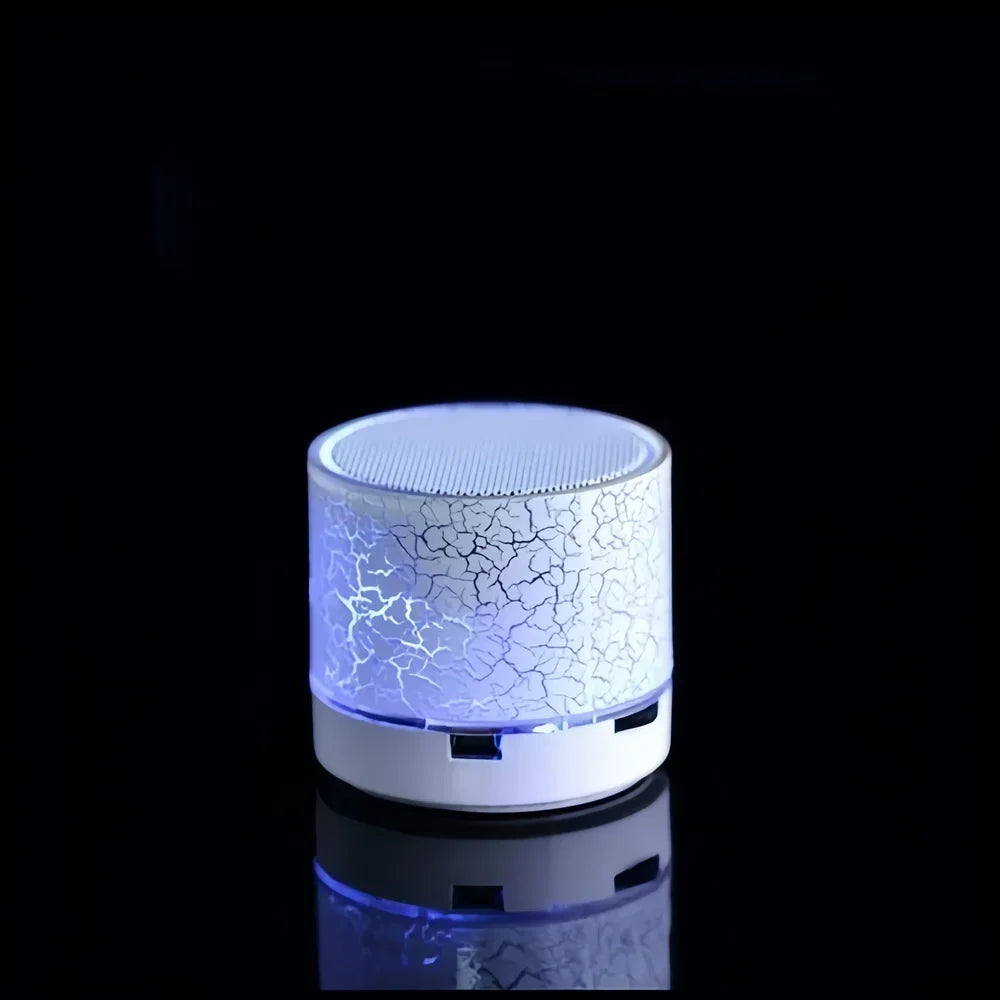 Mini Bluetooth Speaker Wireless Loudspeaker Crack LED SD Card USB Subwoofer Portable MP3 Music Sound Column for PC Mobile Phone