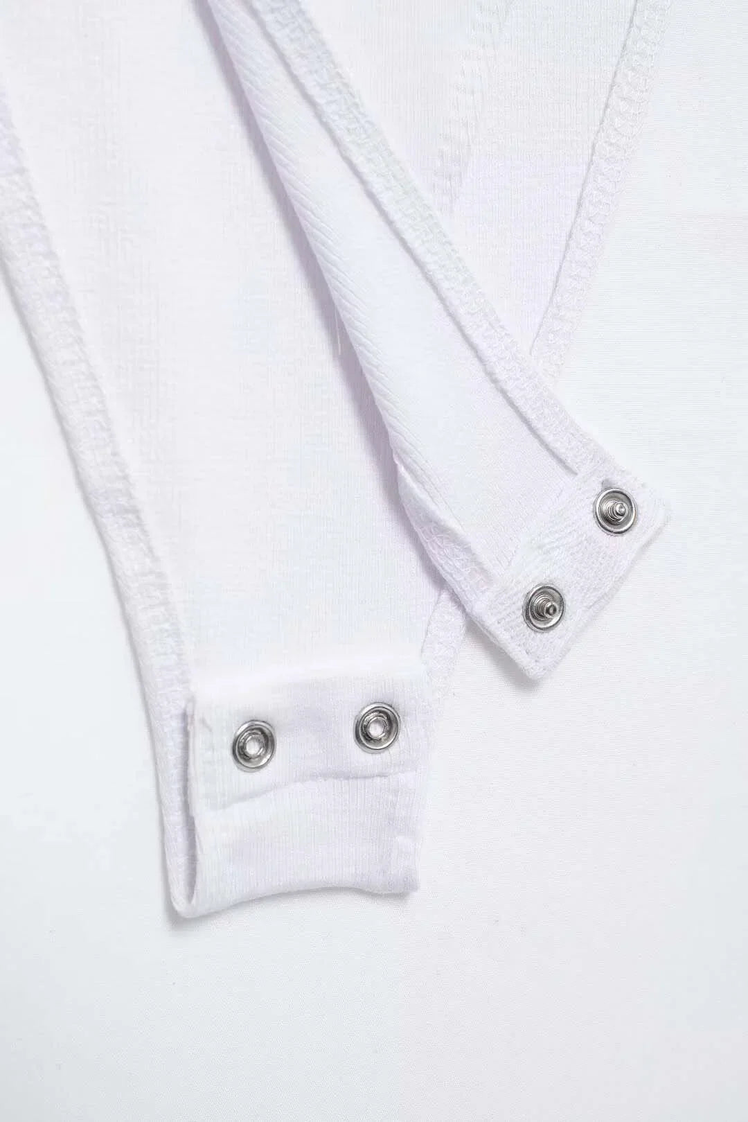 Women's Skinny Ribbed O-Neck Bodysuits with Straps Snap-Button Sexy Fashion Playsuits Comfortable Stretchy Female Clothing