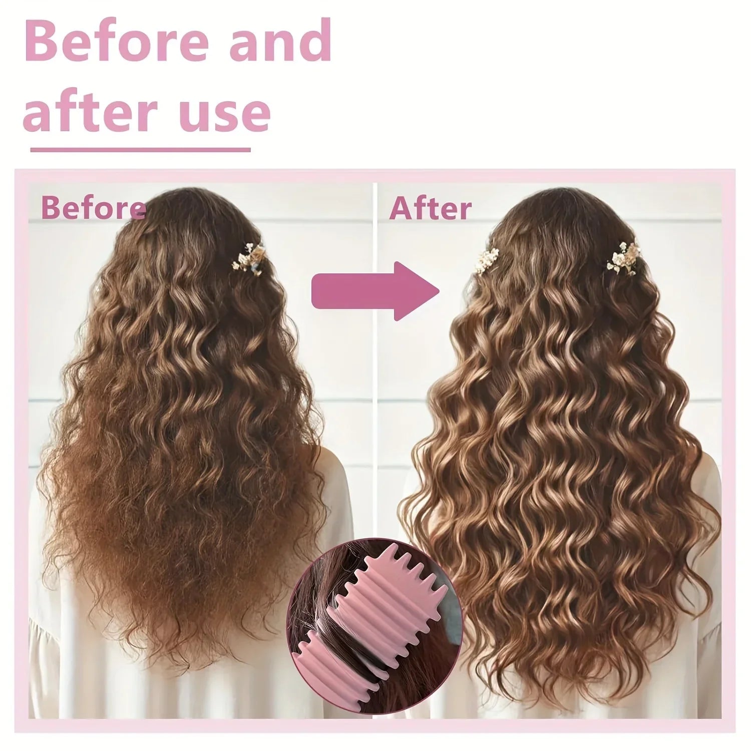 1/2pcs Detangling Candy Brush Curly Hair Scalp Massage Hair Comb with Cleaning Claw Natural Bristles Define Hair Styling Tools