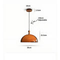 French Vintage LED Pendant Light Bauhaus Chandelier for Kitchen Counter Bar Dining Room Restaurant Cafe E27 Round Hanging Lamp