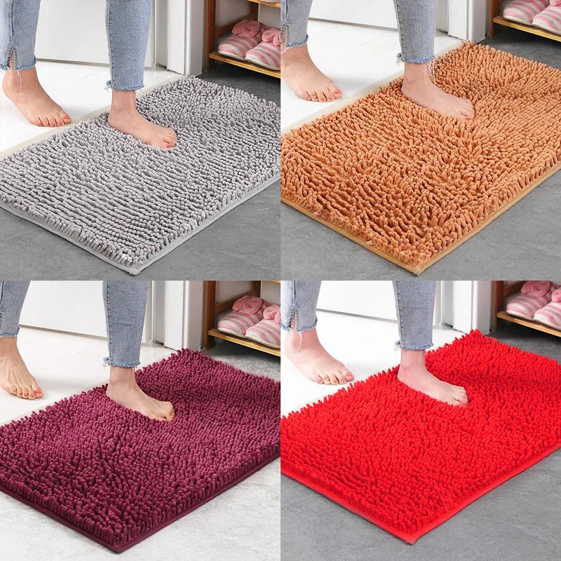 Carpet Rug Bedroom Plush Mat Room Decor Bath Rugs for Rooms Foot Carpets Living Decoration Home Floor Bathroom Kitchen Door Mats