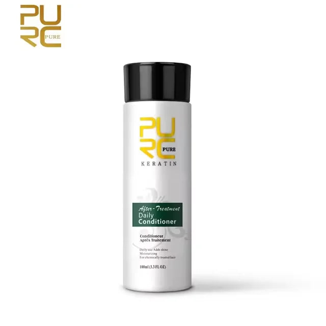 PURC Keratin Treatment Shampoo Conditioner Hair Straightening Products Smoothing Repairing Hair Mask Curly Hair Straighten Care