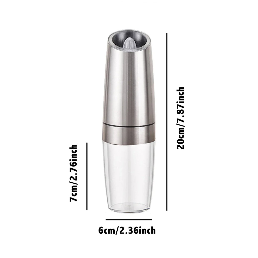 Gravity Electric Salt And Pepper Grinder Set With LED Light