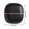 Capsule Hair Straightener & Styler Mini Cordless Hair Straightener Comb Portable Heat Hair Brush for Travel USB Rechargeable