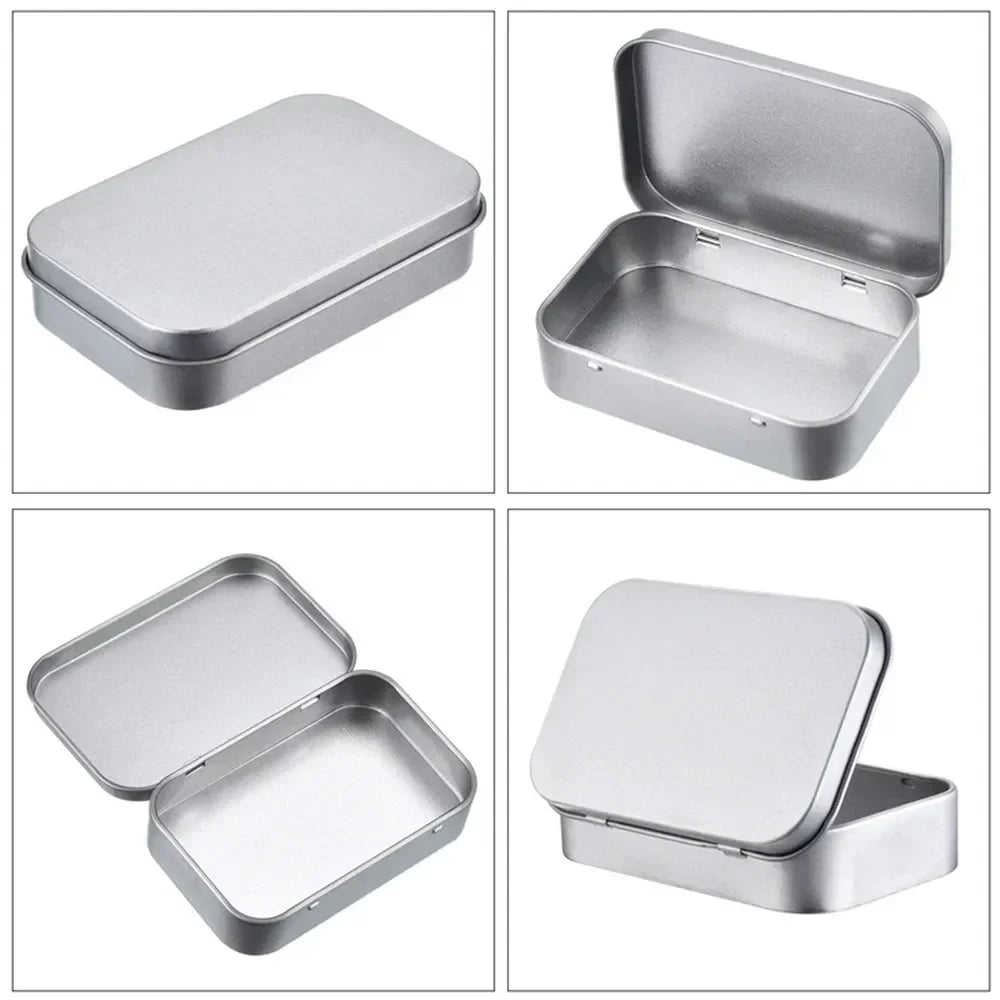 Mini Iron Box Storage Box Small Metal Jewelry Key Coin Metal Box Wedding Candy Storage Can Tobacco Small Iron Box