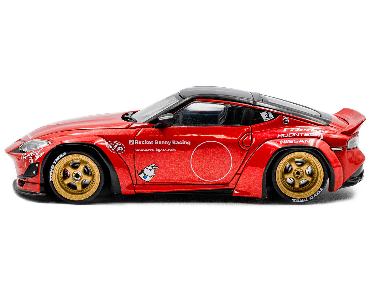 2022 Nissan Pandem Fairlady Z RHD (Right Hand Drive) Red Metallic with Black Top 1/43 Diecast Model Car by Solido