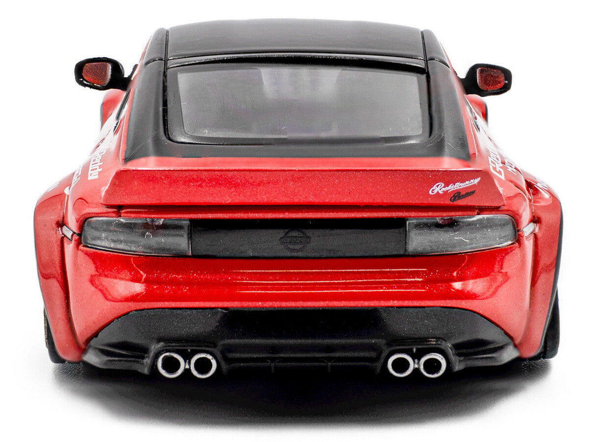 2022 Nissan Pandem Fairlady Z RHD (Right Hand Drive) Red Metallic with Black Top 1/43 Diecast Model Car by Solido