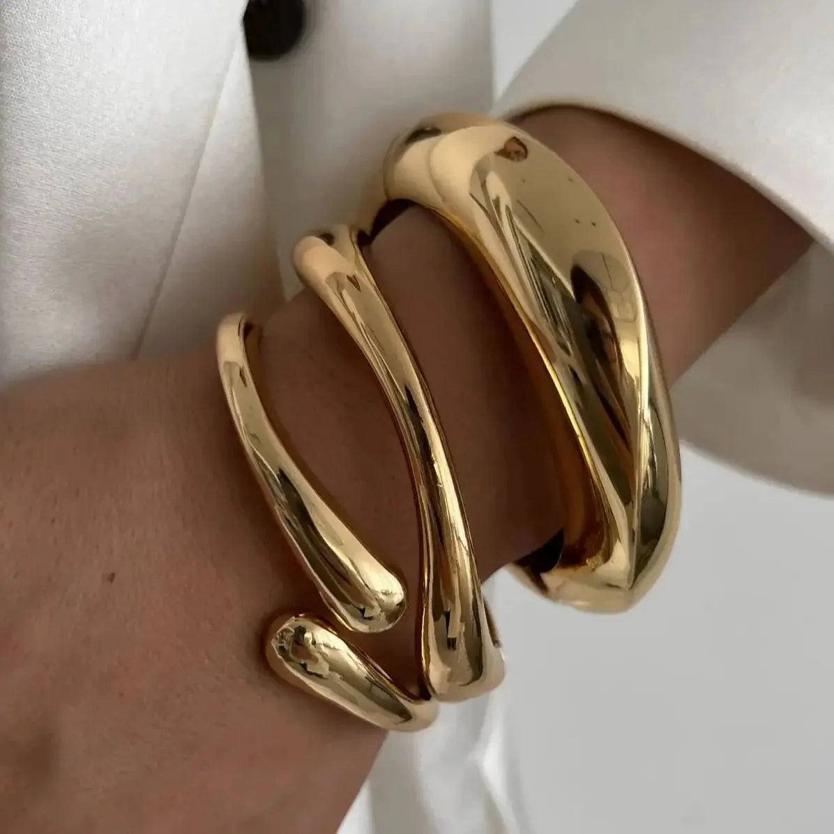 Geometric Spring Bangles Bracelet