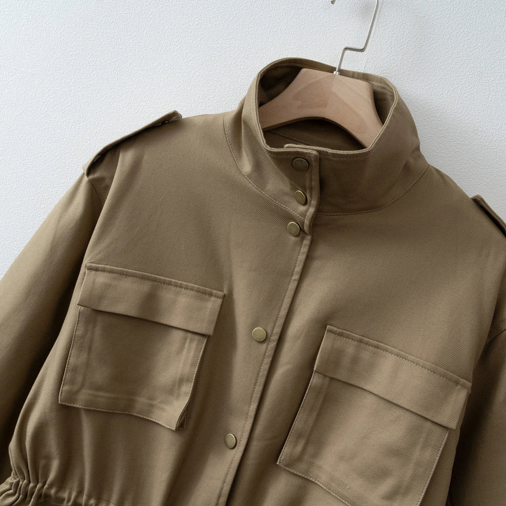 2026 Women Stand collar Casual Jacket Stylish coat