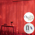 3M LED Curtain Garland Fairy String Lights Christmas Holiday Party Wedding Decoration USB Remote 8 Modes Waterfall Lighting