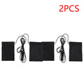 12V USB Motorcycle Heating Handlebar Cover Electric Heated Handgrips Warmer Anti Slip Heated Handle Cover for Outdoor Riding