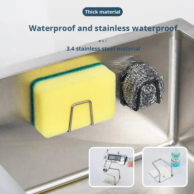 Household Kitchen Sink, Sponge Rack, Vegetable Board Storage Rack, Bathroom Cabinet, Basin Rack, Wall Without Punching Hooks
