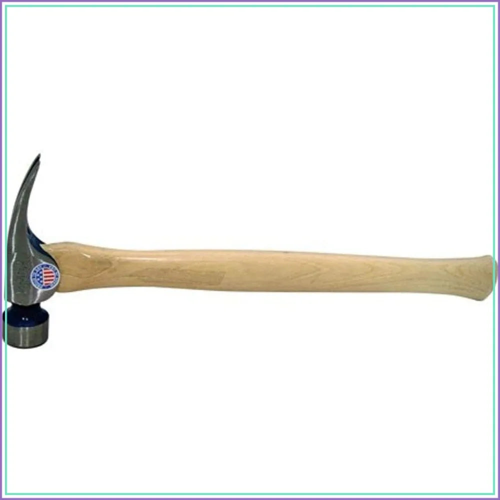 California Framing Hammer With Milled Face And Wood Handle