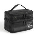 Double Layer Mesh Makeup Bag, Wash Bag, Women's Portable New Large Capacity Storage Bag, Cosmetics Storage Bag