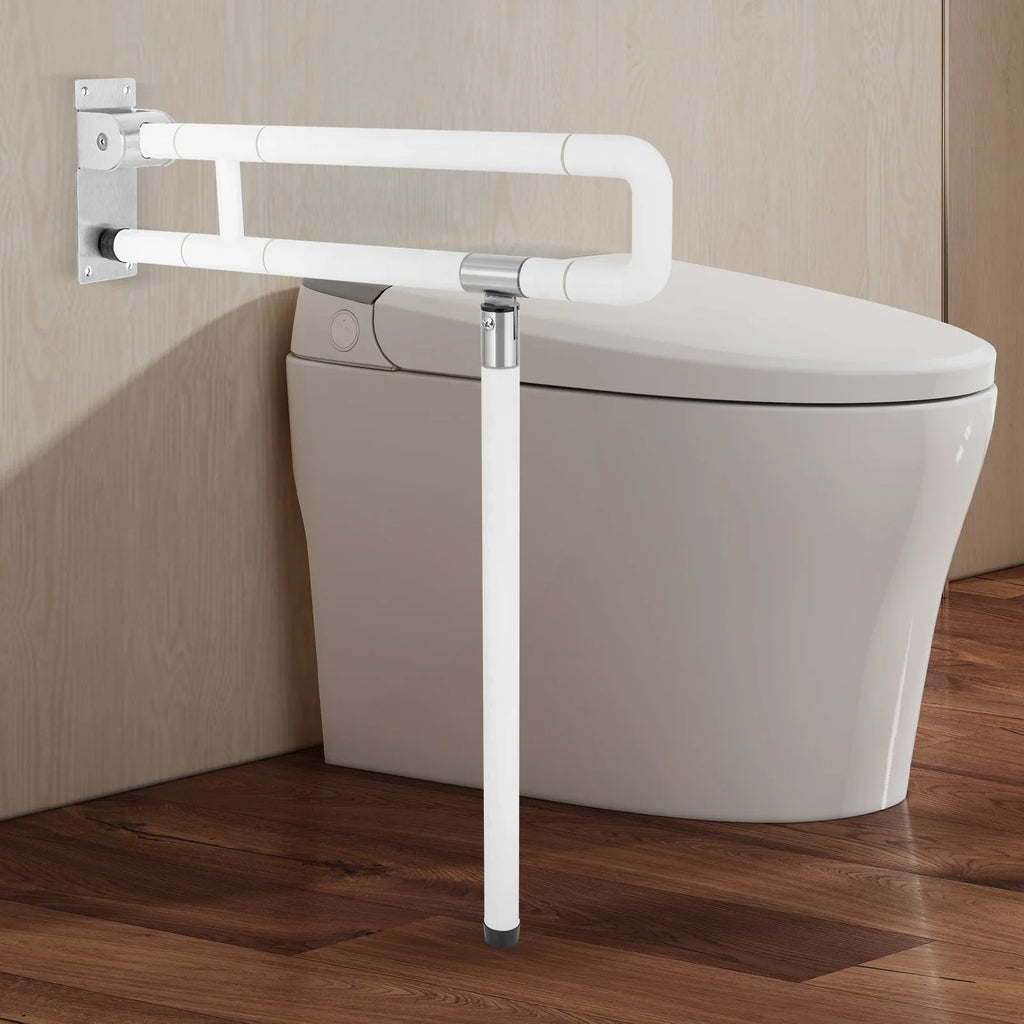 Foldable Toilet Grab Bar Non Slip Handrail For Bathroom Safety