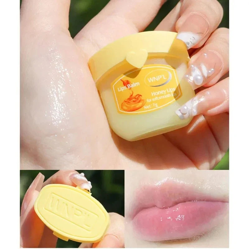 Fruit Series Lip Balm Lips Avocado Honey Peach Cream Natural Nourishing Plant Lip Balm Tinted and Clear Lips Care