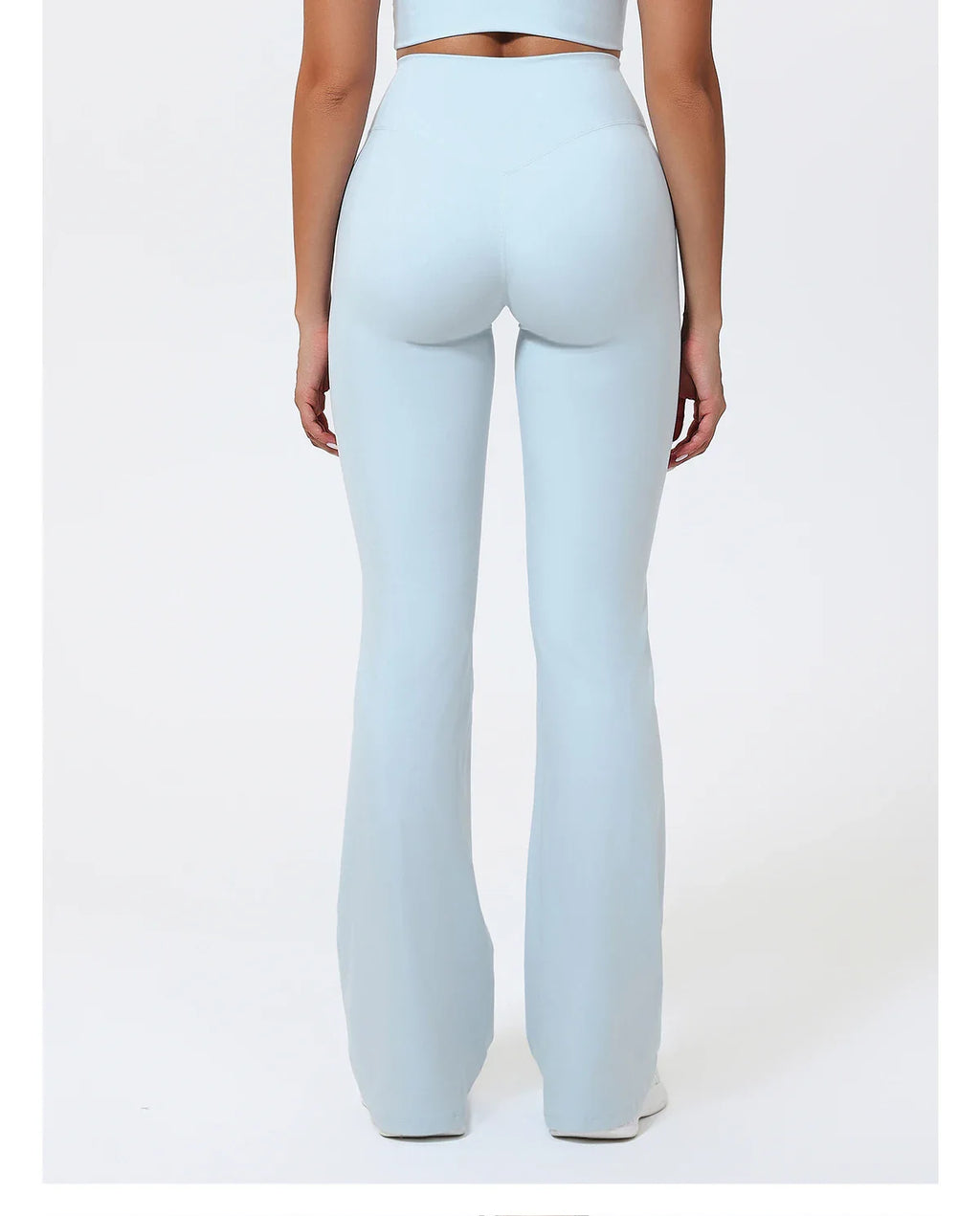 Hearuisavy Summer Woman Workout Flared Pants Leggings Pilates Fitness Trousers High Waist Butt Lifting Yoga Bell-Bottom Pants