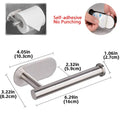 ASelf-Adhesive Paper Towel Holder for Kitchen Cabinet,Bathroom Tissue and Towel Holder,Plastic Wrap and Roll Paper Storage Rack