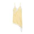 MUJER Lace Slip Mini Dress Women Satin Backless Summer Dress Woman Asymmetric Party Women's Dress Sexy Beach Dresses for Women