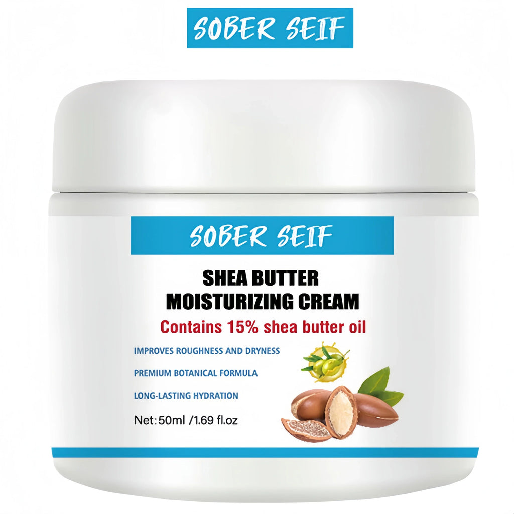 Ceramide Shea Butter Hyaluronic Acid Daily Moisturizing Cream 50ml Deep Hydration Skin Barrier Repair Anti‑Dryness