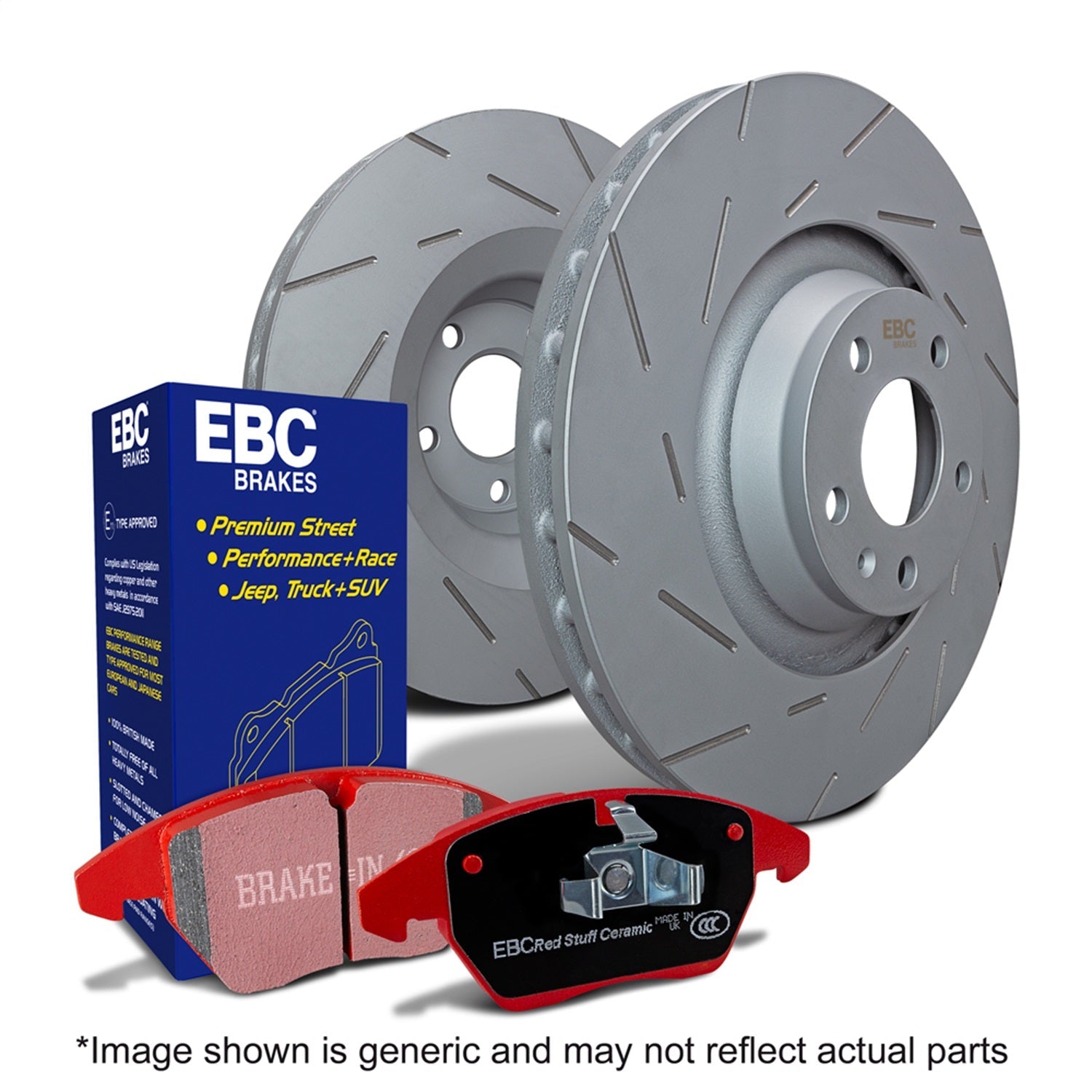 EBC Brakes - S4 Kits Redstuff And USR Rotor - S4KR1286